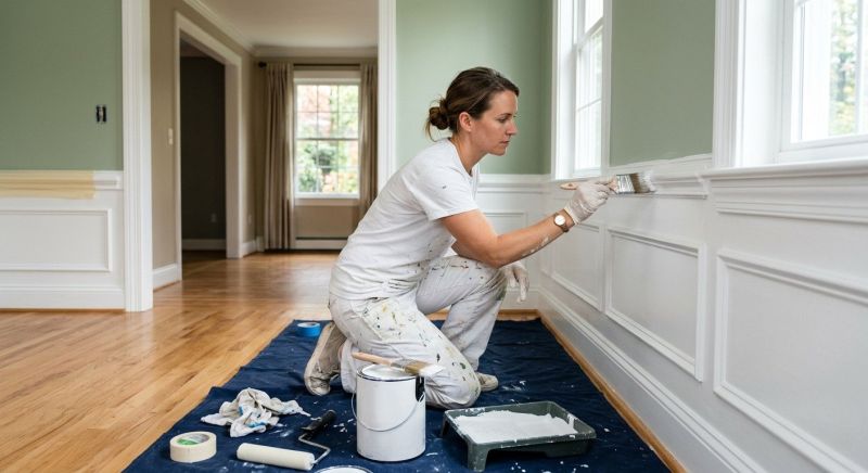 Banister Painting in Wilmington, NC